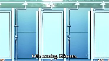 I fuck my roommate's tight ass in the shower - Hentai [Uncensored][Subtitle]