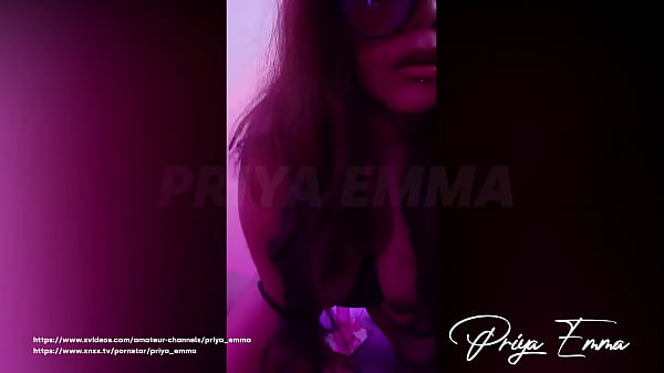 Lovely Young Indian Desi Priya Emma Performing on Webcam Chat Riding a Dildo - Indian XXX Video