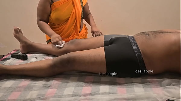 waxing hair