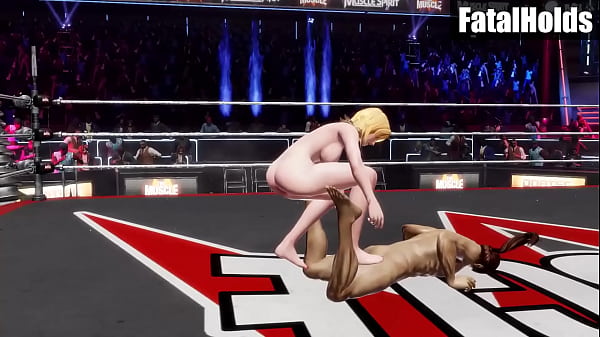 Nude Mixed Wrestling - Woman Breaks Man's Bones With Submission Holds