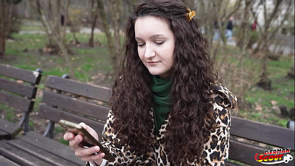 GERMAN SCOUT - Big natural saggy Tits Teen Alisa Horakova with Hairy Pussy at Casting Fuck
