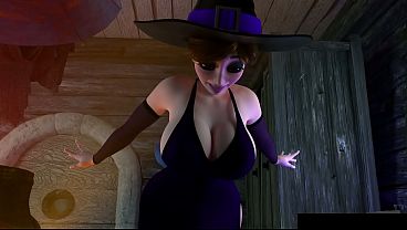 Futaween - Two Futanari Witches Cast Some Spells And Fuck!