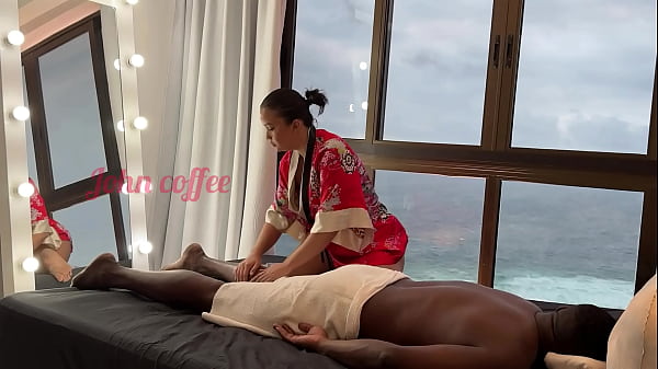 Asian masseuse lets client cum inside