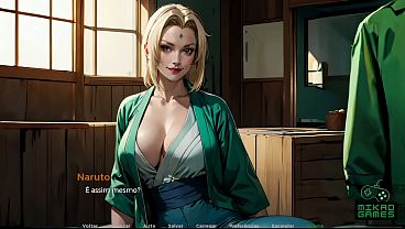 Hogakes Life, episode 3 - Naruto and shadow clones fucking Tsunade, Naruto porn game