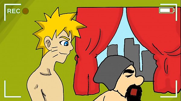 PLAYING WITH THE HOUSE MAID JUHSIOUX WITH GOKU NARUTO BOB SPONGE AND AN ET