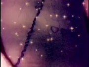 Naughty Girl Plays with Dildo on Snapchat