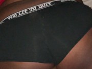 Twerk teaser big booty brown bunny