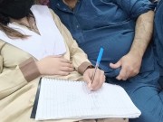Desi Pakistani Student Girl Got Sex Lesson From Her Old Stepfather