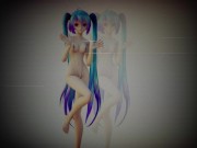 MMD 4k 18+ Miku Micro bikini Expectations [ with effects ]