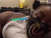 Coronavirus Quarantined and Horny Ebony wants to fuck