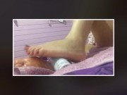 @tici_feet IG tici_feet footjob in deodorant tube preview - full 4 sale!