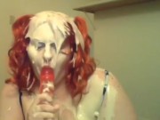 Incredibly messy cock sucking