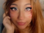 Ahri Cosplay Egirl Neon Boobs Cyberpunk - Patreon: CatyBlackRose League of Legends