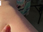 waxing legs before making first painting toes video - glimpseofme