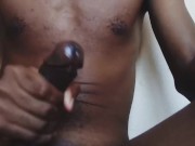 Masturbating and Edging Orgasm, Wet Dick Sounds