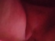 Amazing view of Sexy MILF as she rides her Huge Dildo , pov style