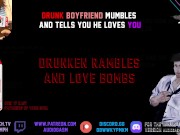 Daddy can't handle his drinks, Asmr, soft, nsfw, mouth sounds, DD LG, daddy moans. audiogasm.