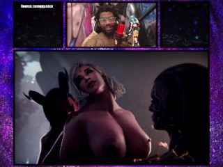 Horny Coomer Isobel Gets Double Penetrated By Large Futa Demons And Angels
