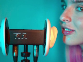 ASMR Close Up Ear Licking 3Dio by Elsa