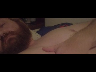 Sissy Little Femboy stokes Small Dick and cums on Tits then rubs cum all over Hot POV HD Sissy Bath