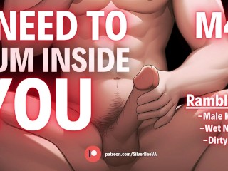 Your BF jerks off while talking dirty and dreaming about cumming inside you [M4F] [Erotic Audio]
