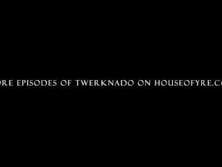 Bubble Booty Blonde with Glasses Katie Kush in TWERKNADO