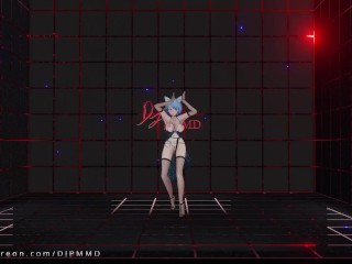 Sexy cat girl Mia Hyper Boy Blender Render 1726