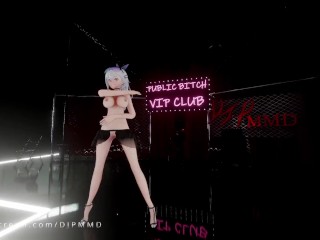 Star Rail Silverwolf Red MMD Blender Render 1805