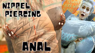 I ANAL SEX while i get my PUSSY PIERCED - Hardcore BDSM Play Sesion