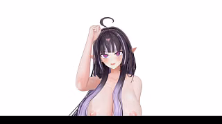 Rolling Girl Nude MMD | ELF VTuber Hentai Dance