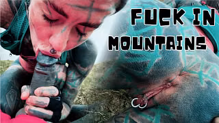 Hiking Mountain Passionate Fuck and Cumshot