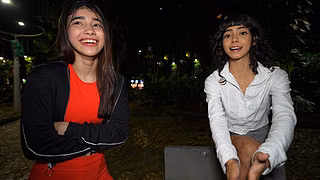 Public Pickup - We Met Her In A Park And Made Her Join A Threesome