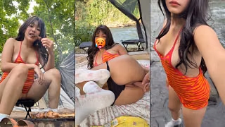 Nilabasan ng Dagta Pinay Camping & Cumming sa ilog nag banlaw