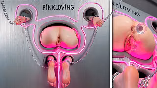 Gloryhole box. I shove whatever I want into her pussy and anal. She cums nonstop - pinkloving