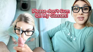 Truth or Dare? Stepmom: Please don't cum on my glasses!