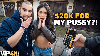 VIP4K. He wanted to buy a car, but instead sold his Girlfriend's Pussy to a Stranger