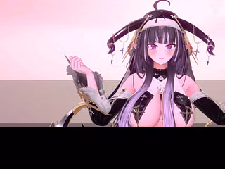 Thicc ELF VTUBER Dances to Phone Number Until Naked | Hentai MMD