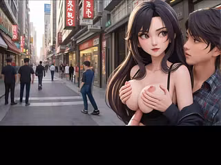 AI Generated - 渋谷で即ハメ 東京野外中出し