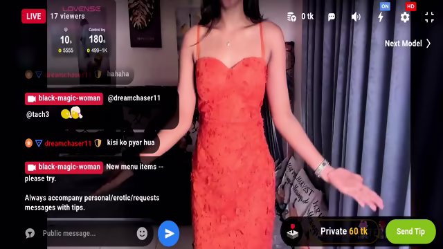 Black magic women BMW / Webcam liveshow