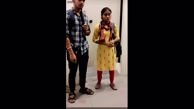 Indian Students caught fucking in toilet