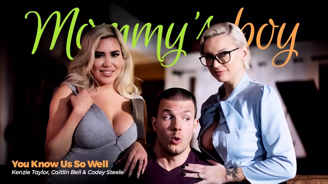 Kenzie Taylor, Caitlin Bell - Lucky Guy Has Sexy With Stepmom And Her Best Friend