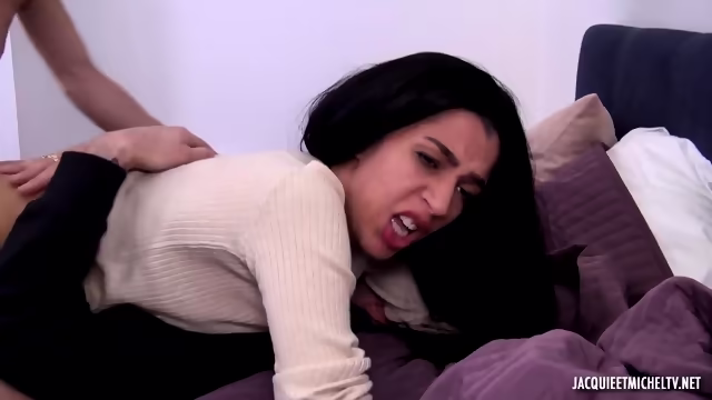 French Beurette/arab Nadya Takes Hard Lesson