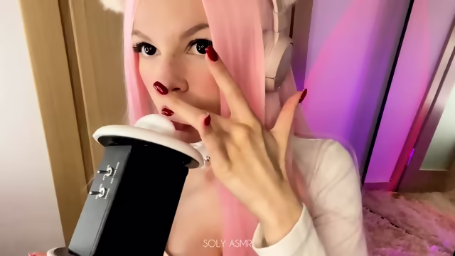 ASMR EATING SWEET LICKING FEET MASSAGE asmr 3dio Søly Asmr