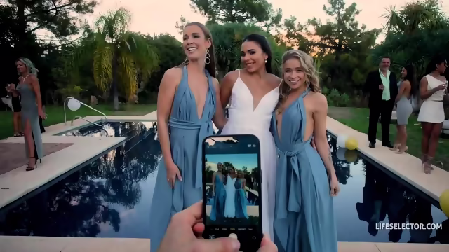 I Went To A Wedding The Brides Has A Problem And The Bridemaids Try To Help Her With My Dick