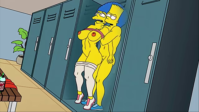 Marge And Bart In The Gym XXX Parody