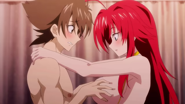 Issei's Christmas Night Turns Into a Passionate Blowjob & Cum in Mouth • HENTAI UNCENSORED (Parody)