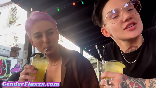 2 real genferflux get licking each other