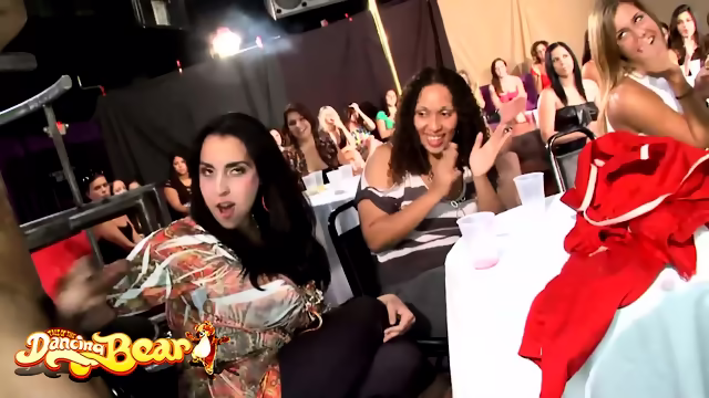 DANCING BEAR - Ali Rails A Hot Chick In Front Of Cheering Girls  Dick Sucking Mayhem