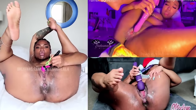 Ebony P-hub Starz- SQUIRTING
