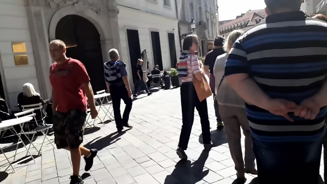 Naked walk in public